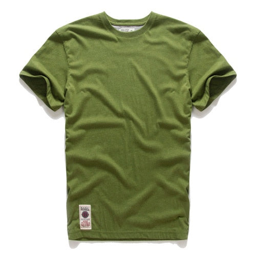 Men's T-shirt Cotton Solid Color