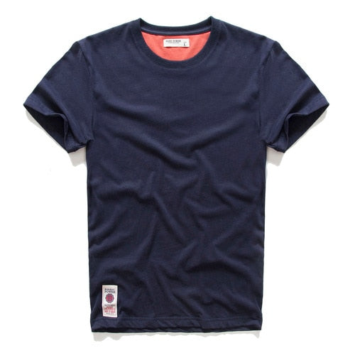 Men's T-shirt Cotton Solid Color