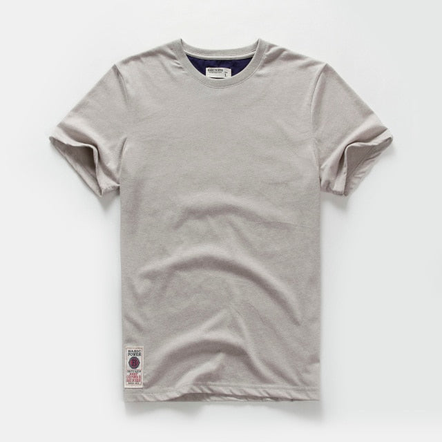 Men's T-shirt Cotton Solid Color