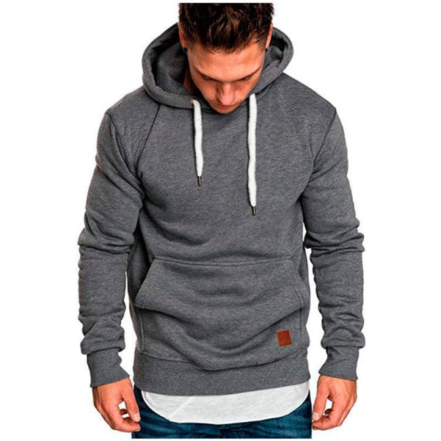 Men Long Sleeve Spring Casual Hoodies