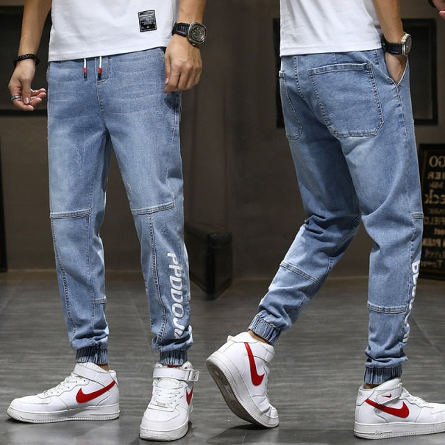 Cotton Hip Hop Slack Bottom Jeans