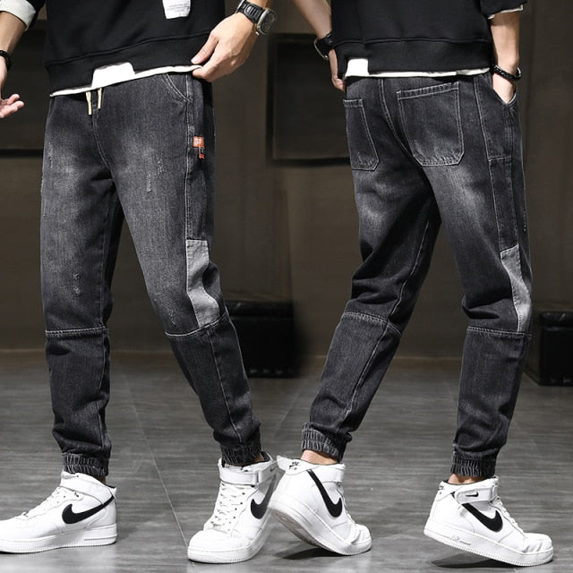 Cotton Hip Hop Slack Bottom Jeans